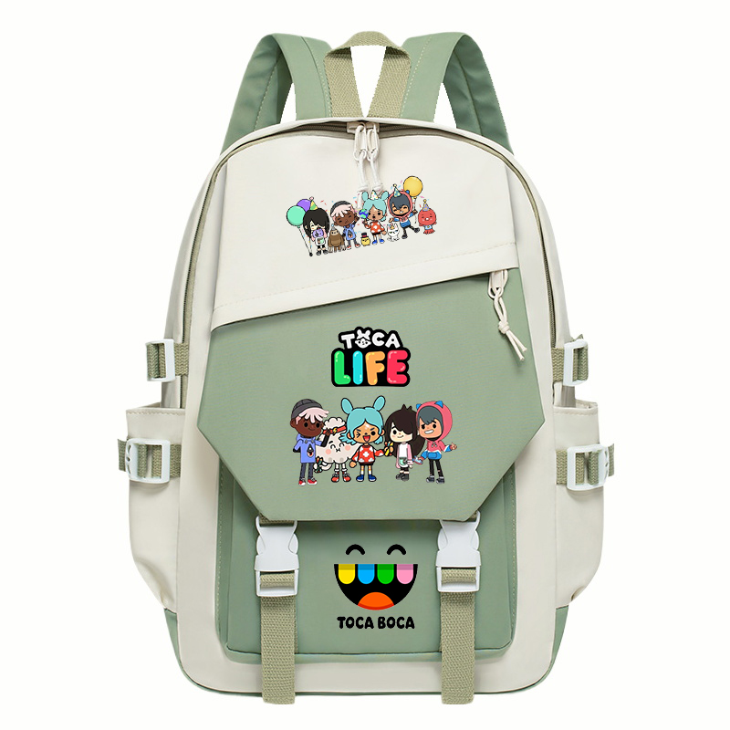 Toca Life World Print Backpack - đánh giá và giá Korean Women Lifestyle