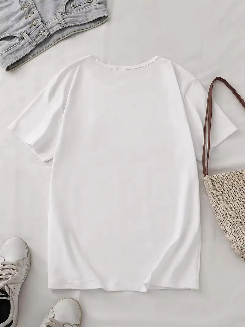 Women's T-shirt with A Illustr - đánh giá và giá Korean Pants Lifestyle