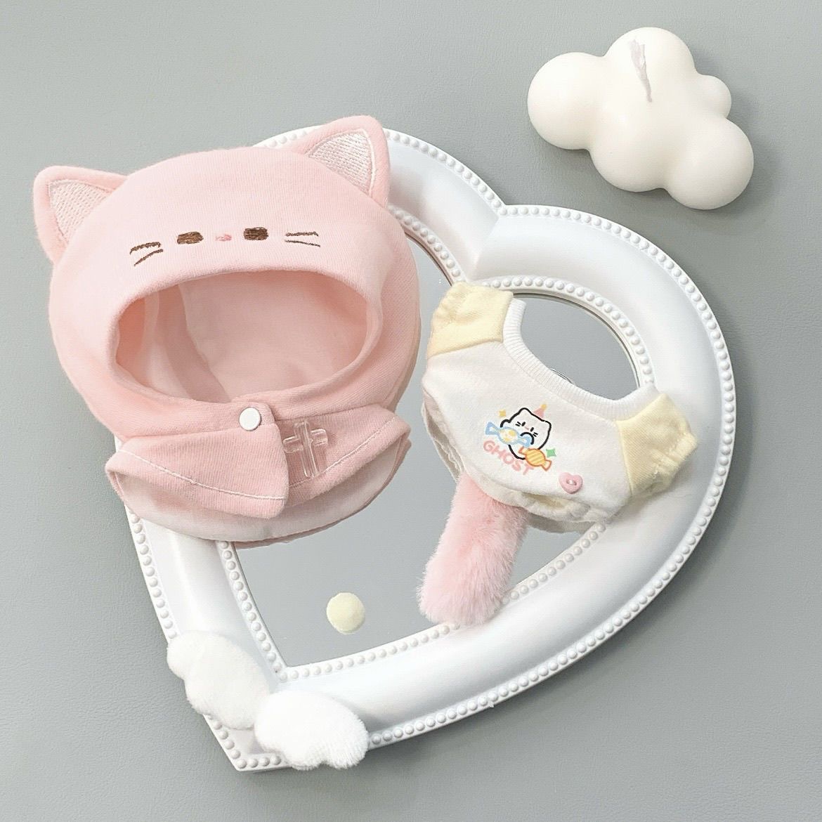 10cm Cotton Doll Cat Ears With - đánh giá và giá Korean Girls Lifestyle