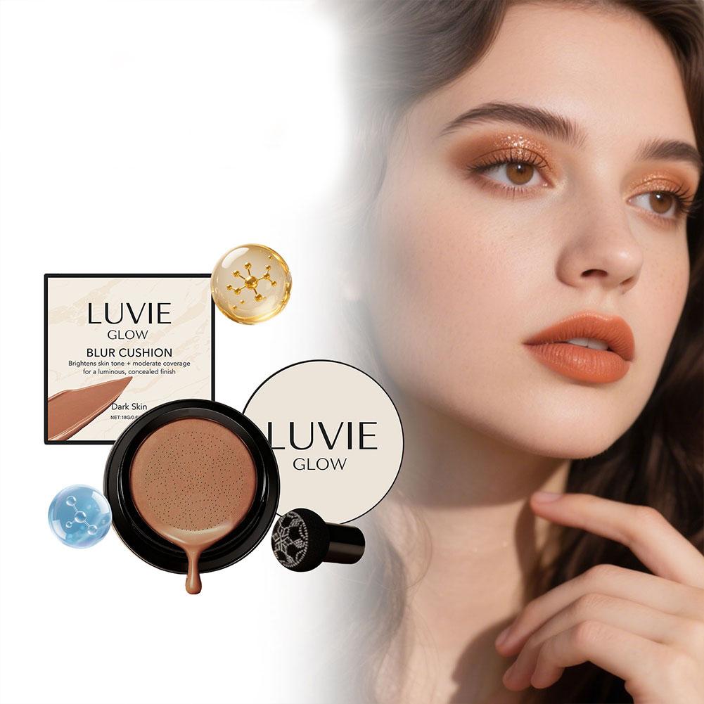 LUVIE GLOW Korean Mushroom Puf - đánh giá và giá Bb Cushion Korean