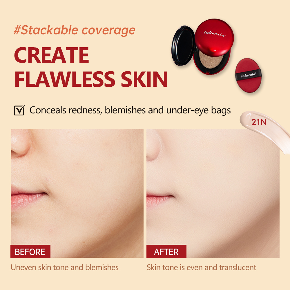 Sunscreen Cushion Foundation N - đánh giá và giá Bb Cushion Korean